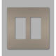 Legrand - radiant Two-Gang Screwless Wall Plate - Lights Canada