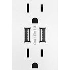 Legrand - Dual USB Plus-Size Outlet Combo with Matching Wall Plate - Lights Canada