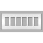 Legrand - radiant Six-Gang Screwless Wall Plate - Lights Canada