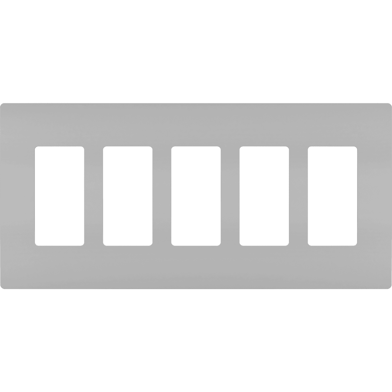 Legrand - radiant Five-Gang Screwless Wall Plate - Lights Canada
