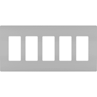 Legrand - radiant Five-Gang Screwless Wall Plate - Lights Canada