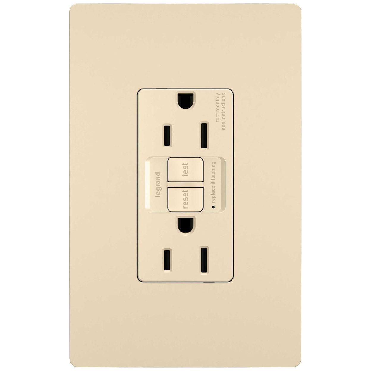 Legrand - radiant Spec-Grade 15A Tamper-Resistant Self-Test GFCI Receptacle - Lights Canada