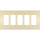 Legrand - radiant Five-Gang Screwless Wall Plate - Lights Canada