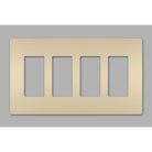 Legrand - radiant Four-Gang Screwless Wall Plate - Lights Canada