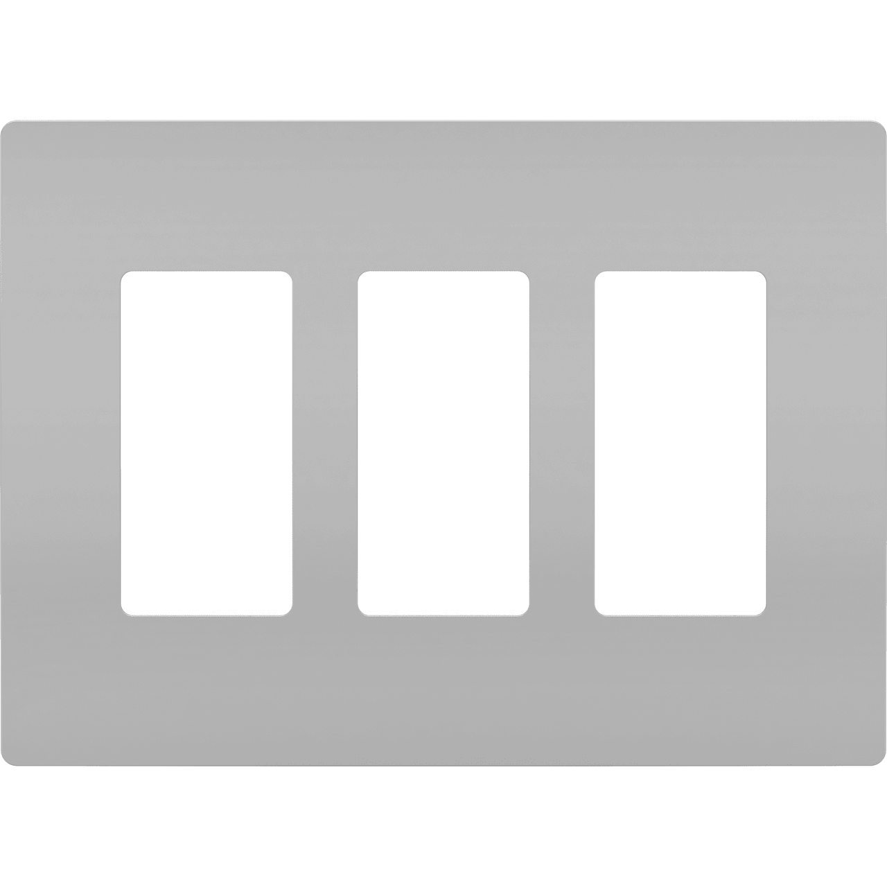 Legrand - radiant Three-Gang Screwless Wall Plate - Lights Canada