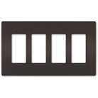 Legrand - radiant Four-Gang Screwless Wall Plate - Lights Canada