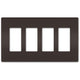 Legrand - radiant Four-Gang Screwless Wall Plate - Lights Canada
