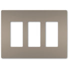 Legrand - radiant Three-Gang Screwless Wall Plate - Lights Canada