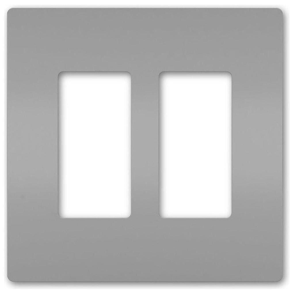 Legrand - radiant Two-Gang Screwless Wall Plate - Lights Canada