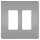 Legrand - radiant Two-Gang Screwless Wall Plate - Lights Canada