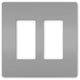 Legrand - radiant Two-Gang Screwless Wall Plate - Lights Canada