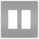 Legrand - radiant Two-Gang Screwless Wall Plate - Lights Canada