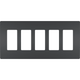 Legrand - radiant Five-Gang Screwless Wall Plate - Lights Canada