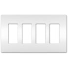 Legrand - radiant Four-Gang Screwless Wall Plate - Lights Canada