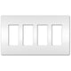 Legrand - radiant Four-Gang Screwless Wall Plate - Lights Canada