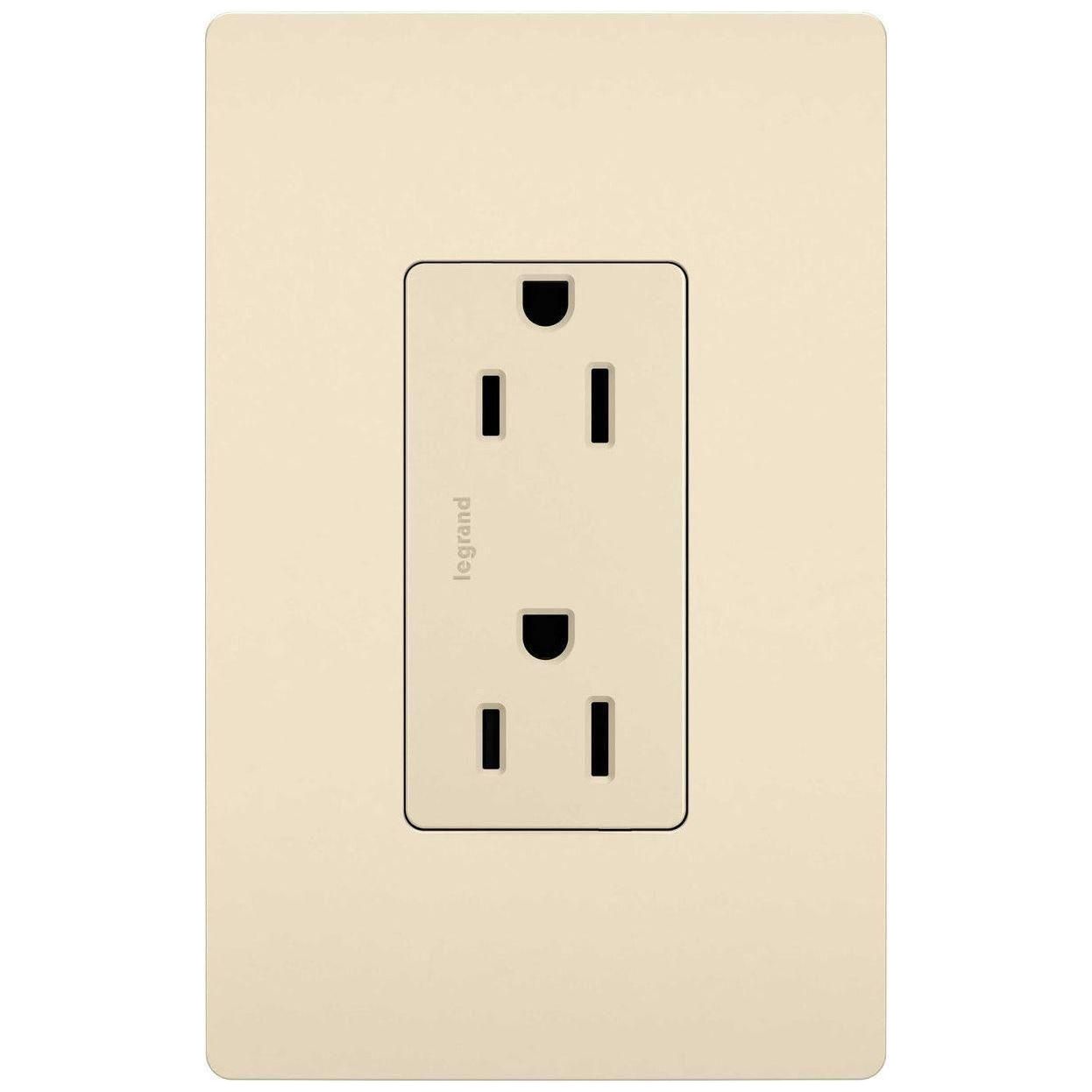 Legrand - radiant 15A 125V Duplex Tamper-Resistant Outlet - Lights Canada