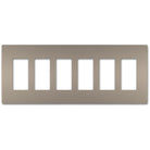 Legrand - radiant Six-Gang Screwless Wall Plate - Lights Canada