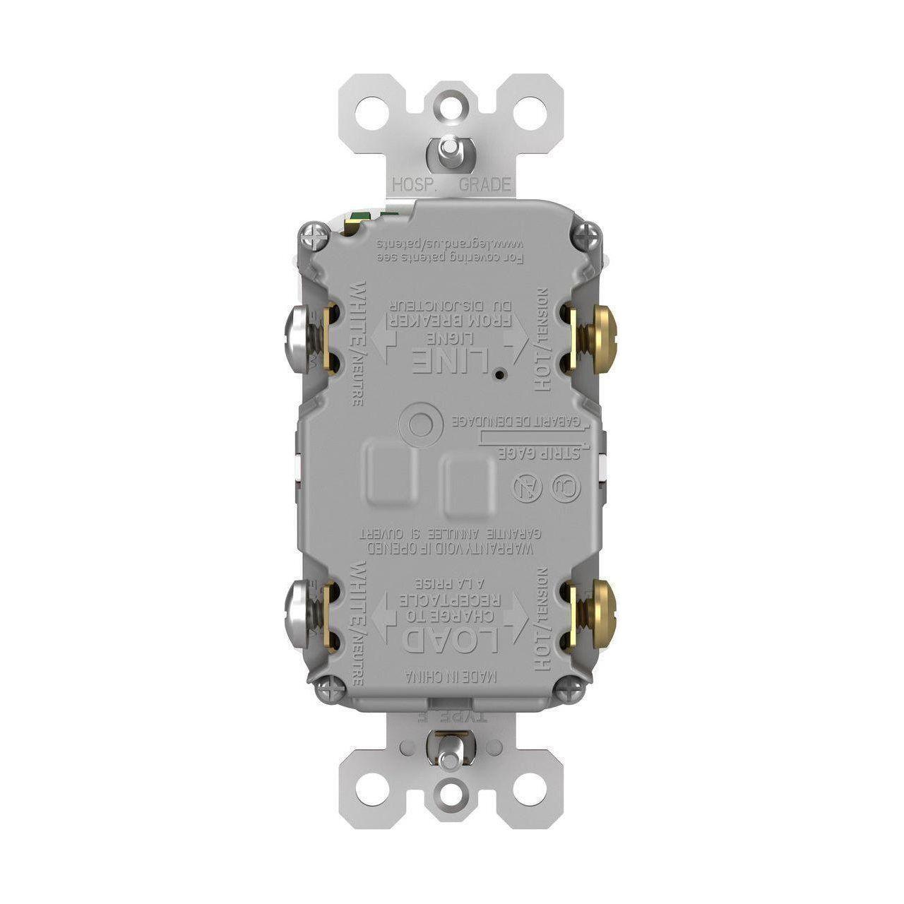 Legrand - radiant Spec-Grade 20A Tamper-Resistant Self-Test GFCI Receptacle - Lights Canada
