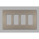 Legrand - radiant Four-Gang Screwless Wall Plate - Lights Canada