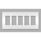 Legrand - radiant Five-Gang Screwless Wall Plate - Lights Canada