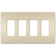 Legrand - radiant Four-Gang Screwless Wall Plate - Lights Canada