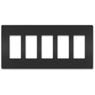 Legrand - radiant Five-Gang Screwless Wall Plate - Lights Canada