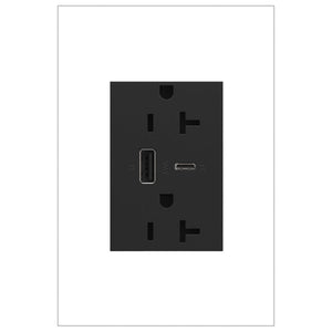 Legrand - Adorne 20A Tamper-Resistant Ultra-Fast USB Type A/C Outlet - Lights Canada