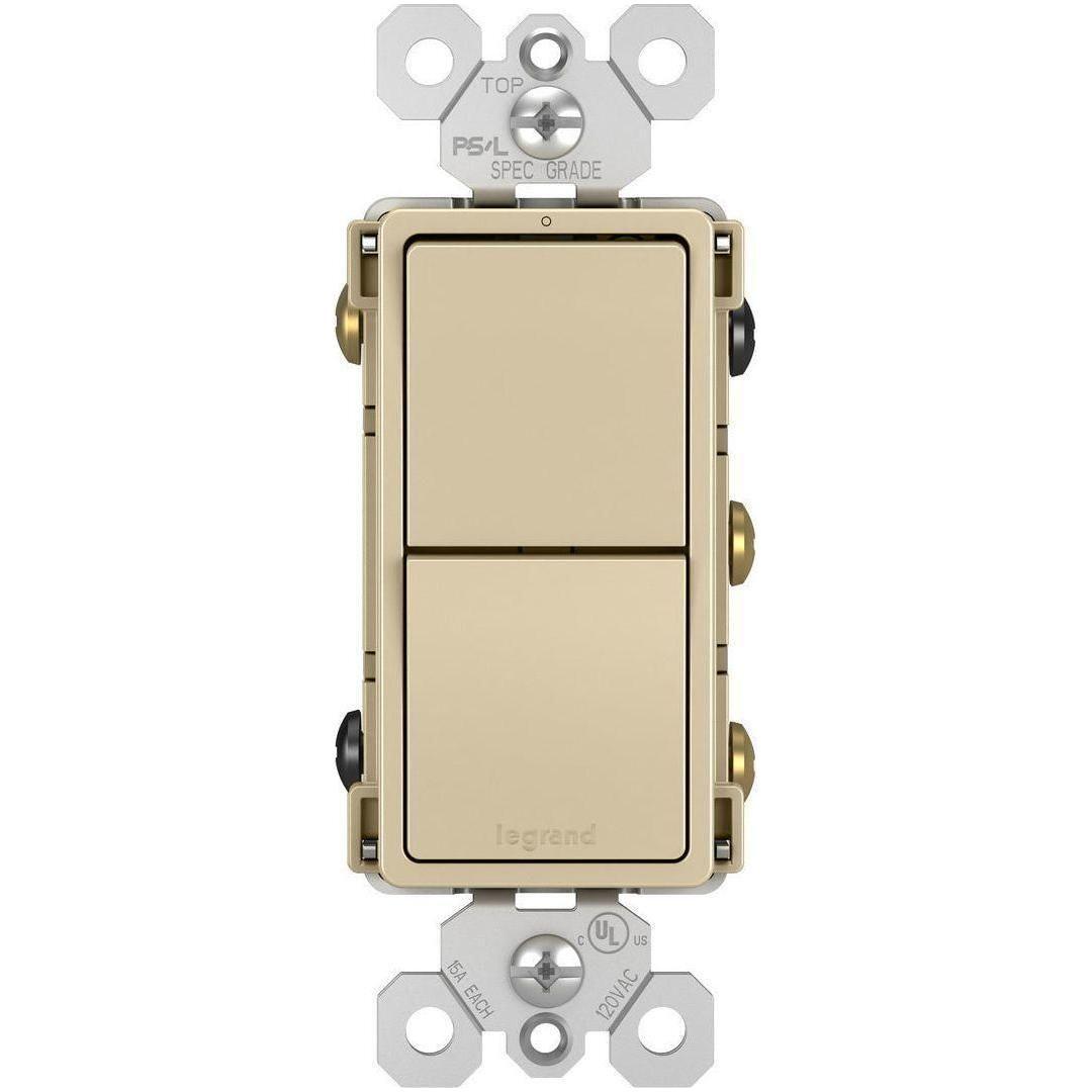 Legrand - radiant Two Single-Pole/3-Way Switches - Lights Canada