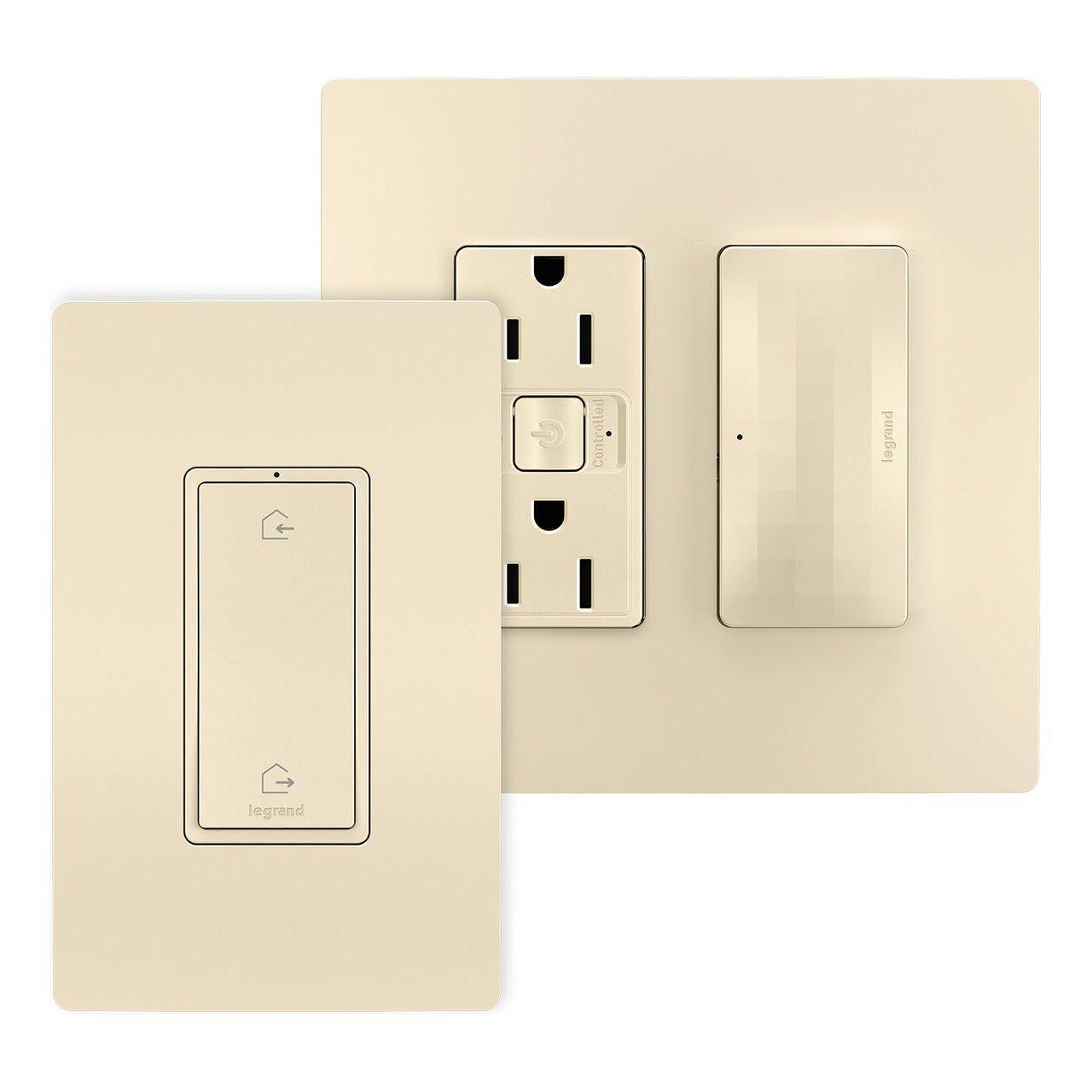 Legrand - radiant with Netatmo Outlet Kit with Home/Away Switch - Lights Canada