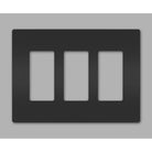 Legrand - radiant Three-Gang Screwless Wall Plate - Lights Canada