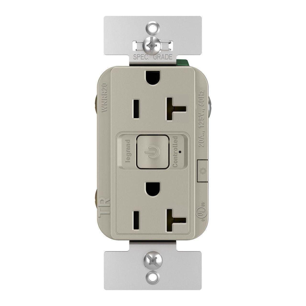 Legrand - Smart 20A Outlet with Netatmo - Lights Canada