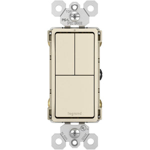 Legrand - radiant Two Single-Pole Switches & Single Pole/3-Way Switch - Lights Canada