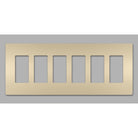Legrand - radiant Six-Gang Screwless Wall Plate - Lights Canada