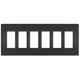 Legrand - radiant Six-Gang Screwless Wall Plate - Lights Canada
