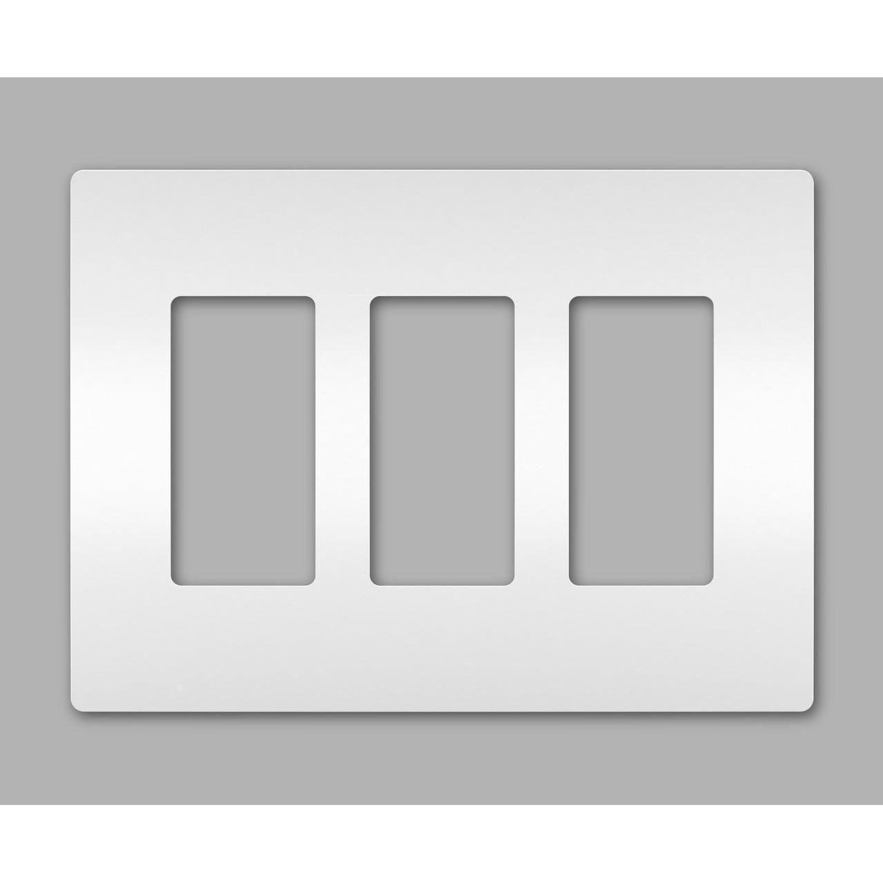 Legrand - radiant Three-Gang Screwless Wall Plate - Lights Canada