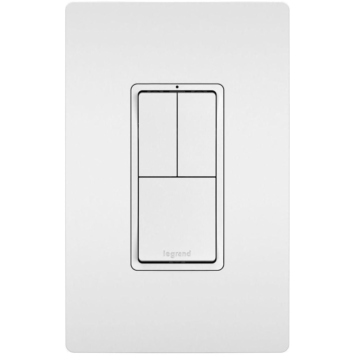Legrand - radiant Two Single-Pole Switches & Single Pole/3-Way Switch - Lights Canada