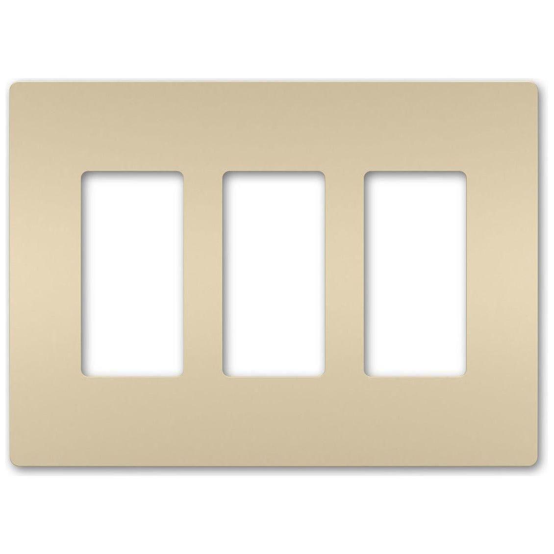 Legrand - radiant Three-Gang Screwless Wall Plate - Lights Canada