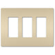 Legrand - radiant Three-Gang Screwless Wall Plate - Lights Canada