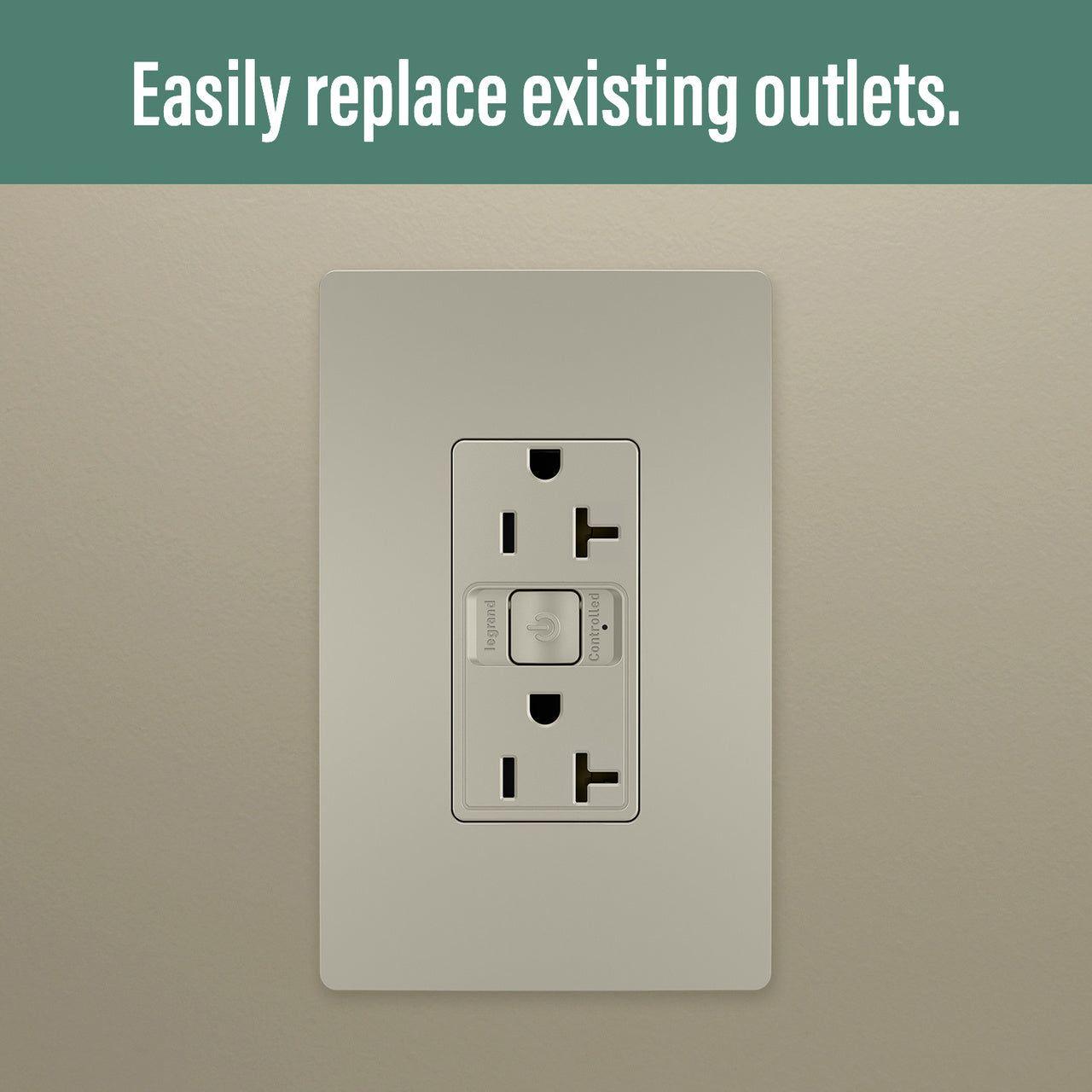 Legrand - Smart 20A Outlet with Netatmo - Lights Canada