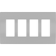Legrand - radiant Four-Gang Screwless Wall Plate - Lights Canada