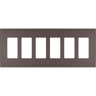 Legrand - radiant Six-Gang Screwless Wall Plate - Lights Canada