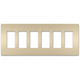 Legrand - radiant Six-Gang Screwless Wall Plate - Lights Canada