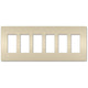 Legrand - radiant Six-Gang Screwless Wall Plate - Lights Canada
