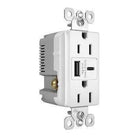 Legrand - radiant 15A Tamper-Resistant Ultra-Fast USB Type-A/C Outlet - Lights Canada