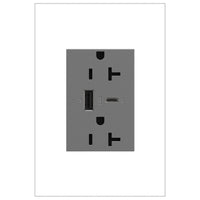 Adorne 20A Tamper-Resistant Ultra-Fast USB Type A/C Outlet