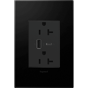 Legrand - Adorne 20A Tamper-Resistant Ultra-Fast USB Type A/C Outlet - Lights Canada