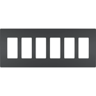 Legrand - radiant Six-Gang Screwless Wall Plate - Lights Canada
