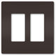 Legrand - radiant Two-Gang Screwless Wall Plate - Lights Canada