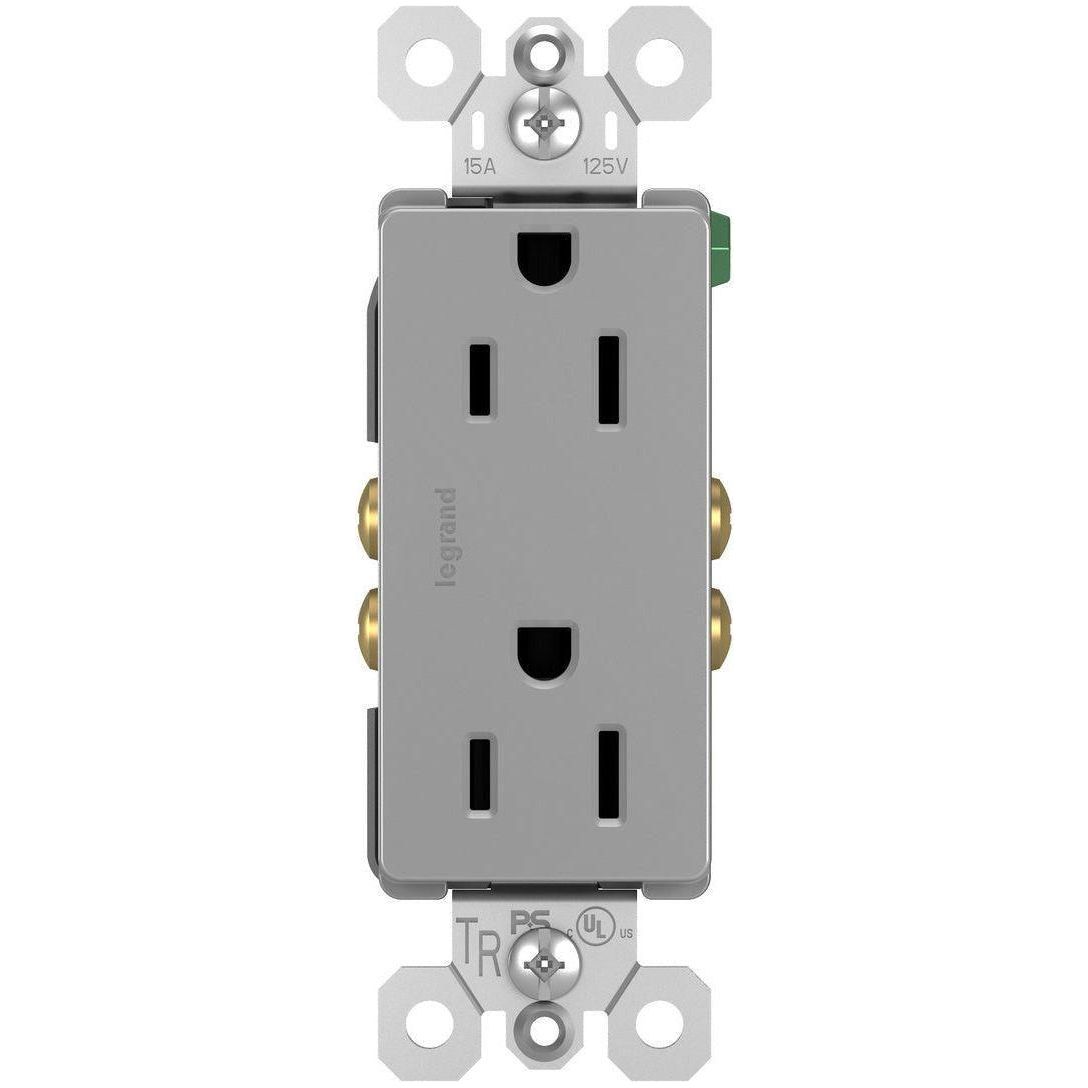 Legrand - radiant 15A 125V Duplex Tamper-Resistant Outlet - Lights Canada