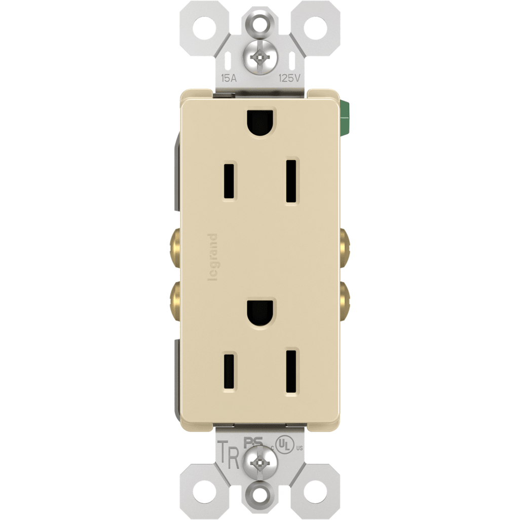Legrand - radiant 15A 125V Duplex Tamper-Resistant Outlet - Lights Canada